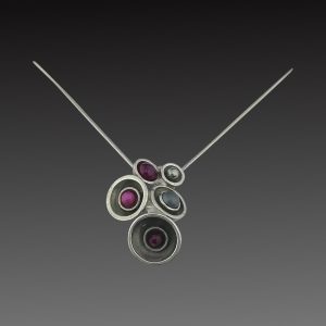 collier-acier-inoxydable-etain-rose-pendentif-sc11 collier pendentif rose