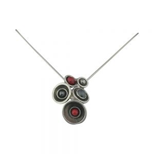 Collier Pendentif Rouge