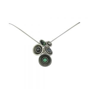 Collier Pendentif Vert