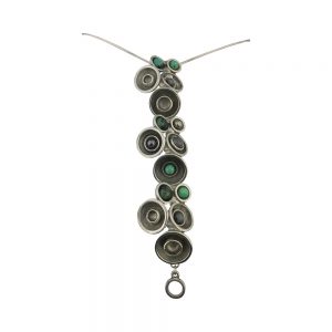 collier-etain-vert-modulabe-sc26a collier étain modulable vert