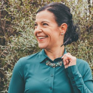 collier modulable vert