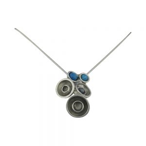 Collier Pendentif Bleu