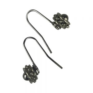 Boucles d'oreilles roues inoxydable